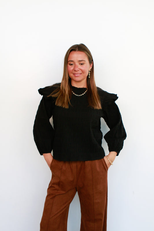 Aria Ruffle Top