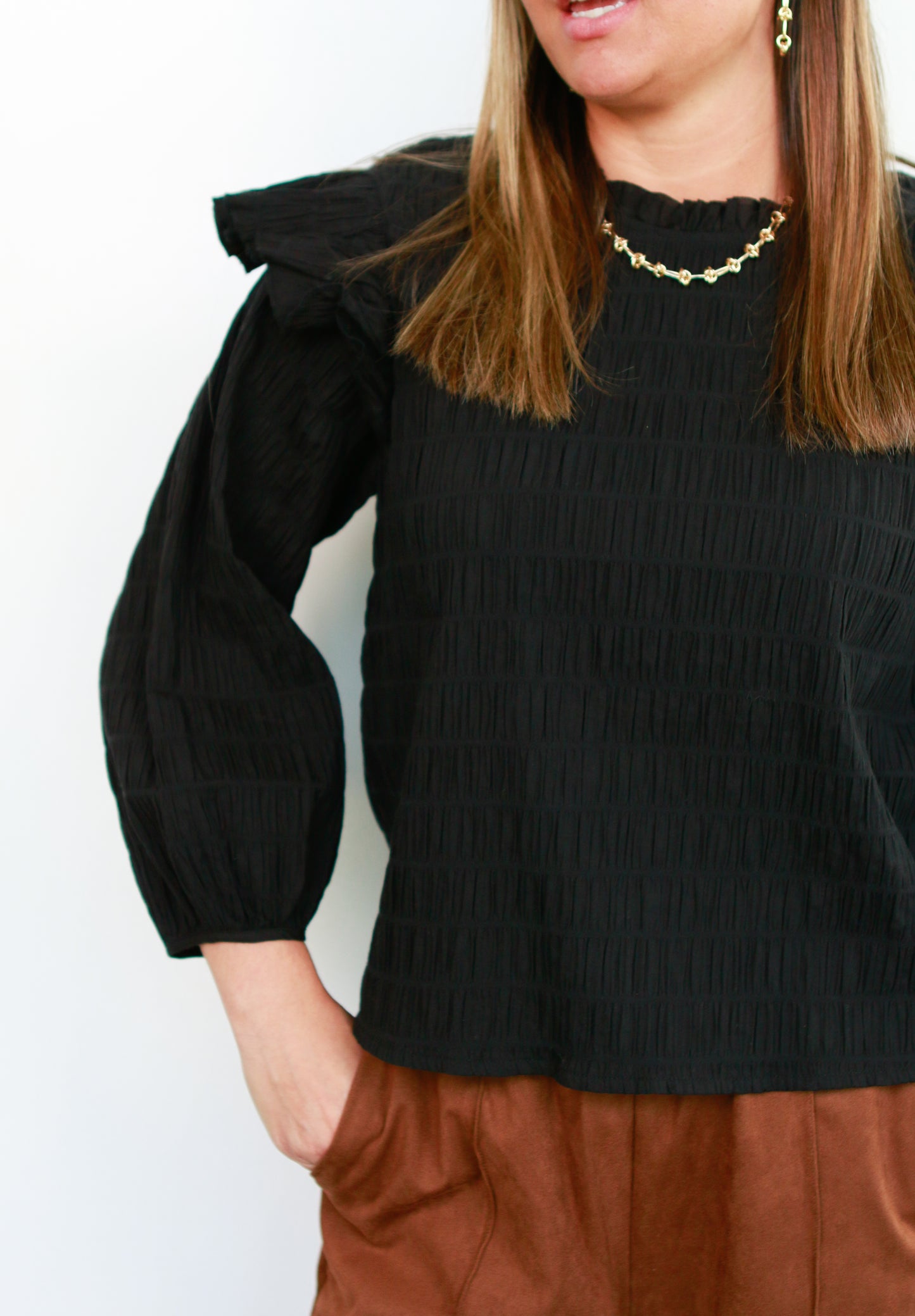 Aria Ruffle Top