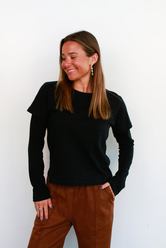 Margo Layered Long Sleeve Tee