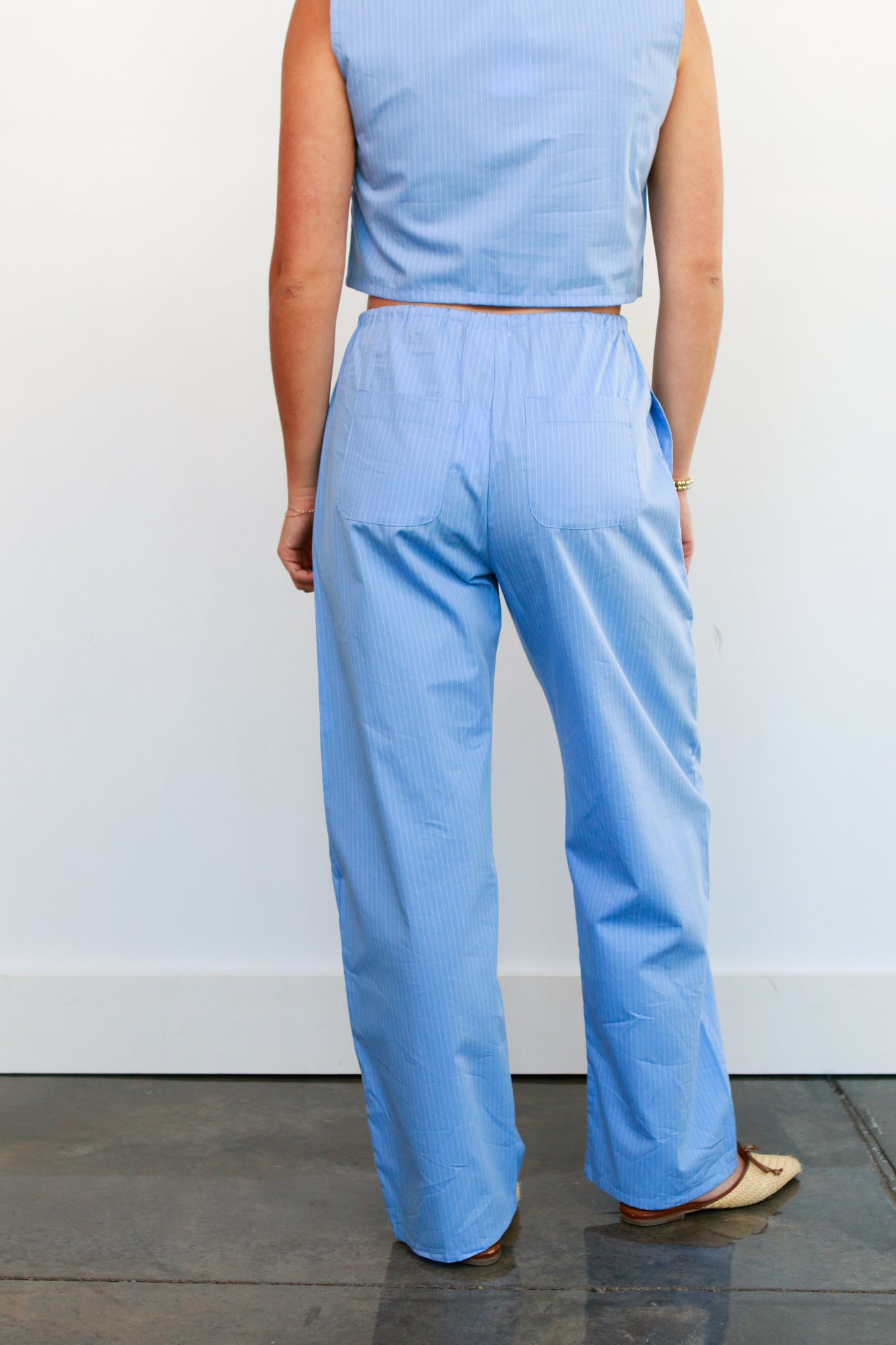 Yoshi Drawstring Stripe Pant