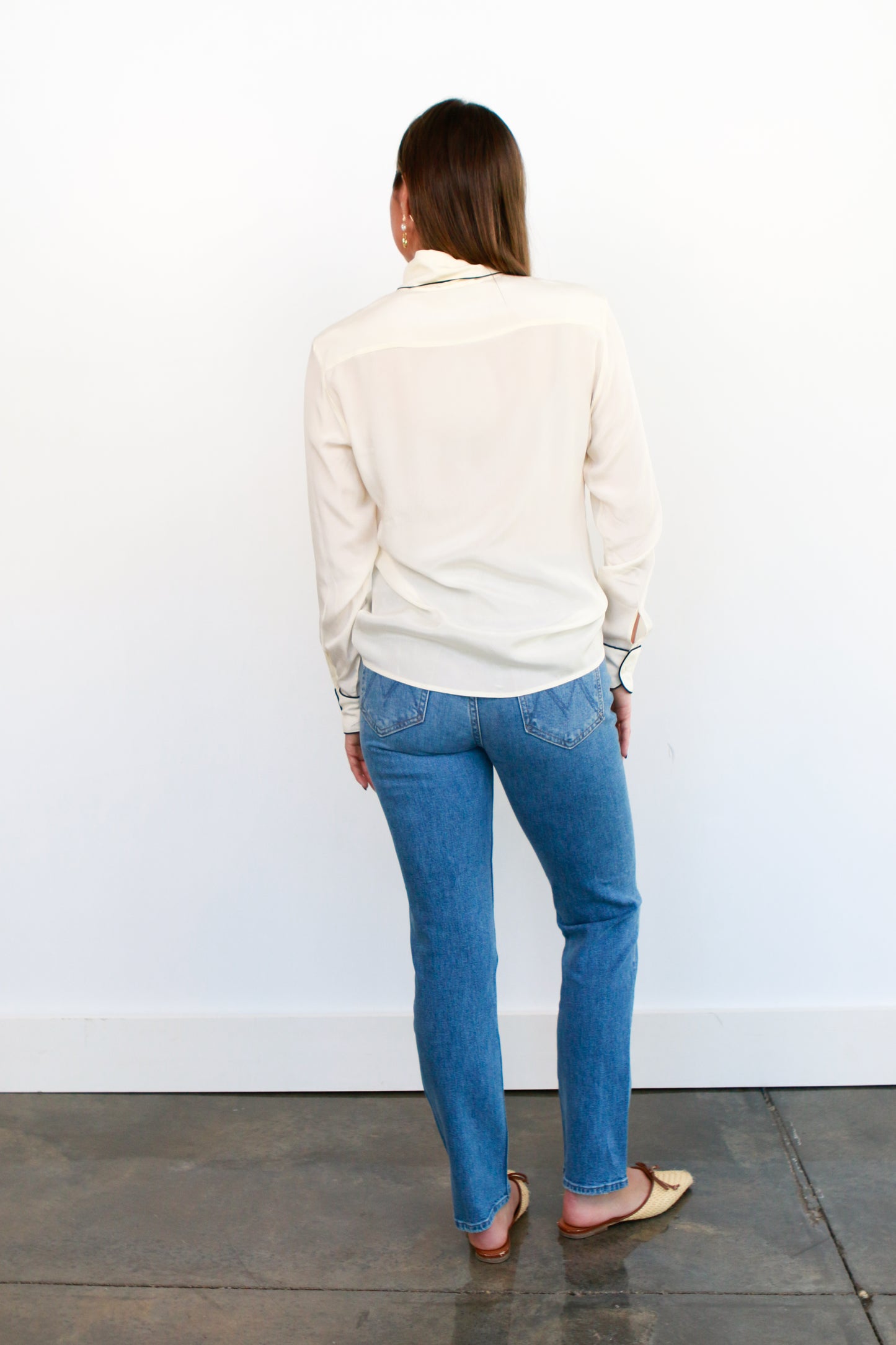 Stephanie Blouse in Ivory