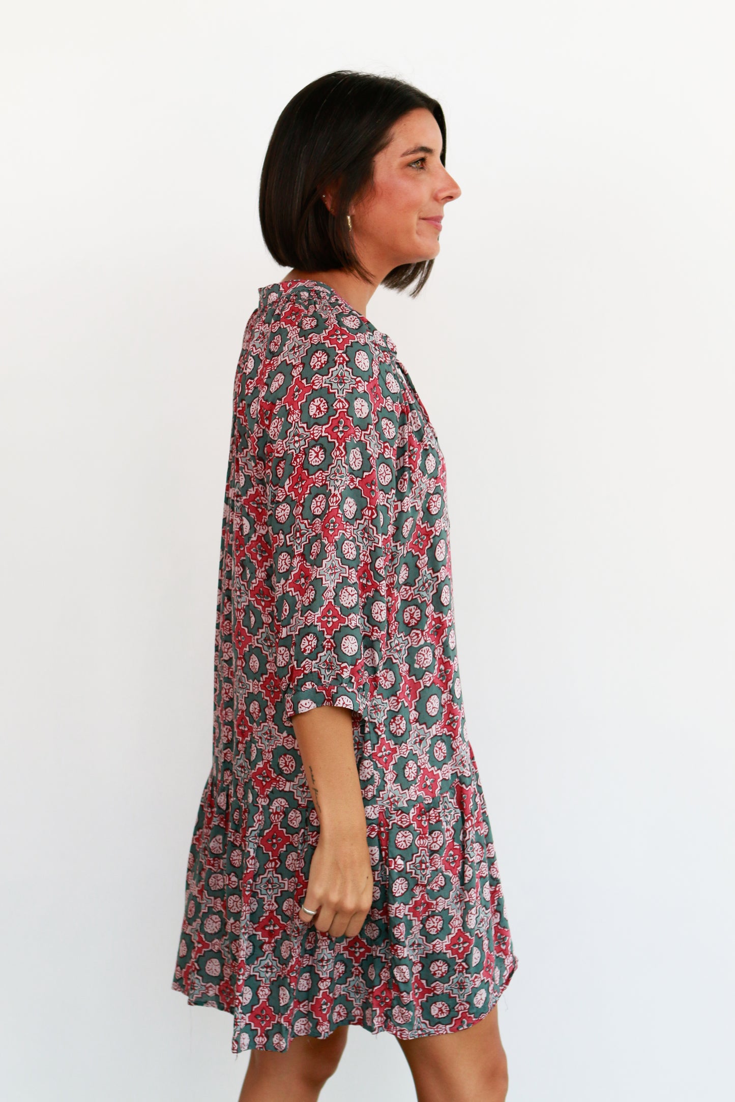 Stevie Dress in Spanish Tile Jade