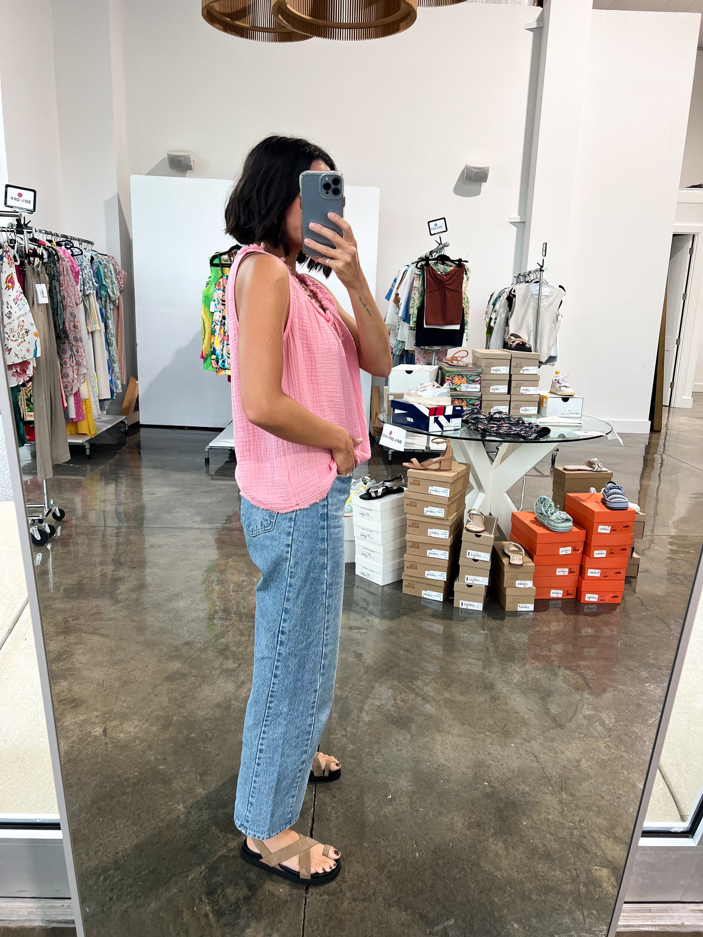 Rosie Top in Cotton Candy