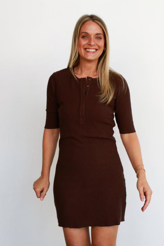 Greer Brown Dress