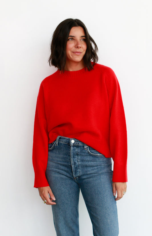 Paris Sweater in Red