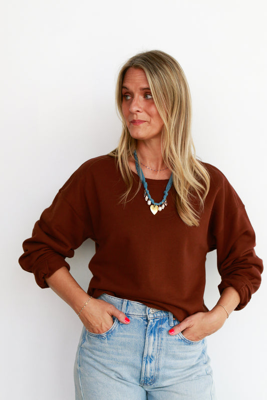 Katarina Sweatshirt in Cocoa