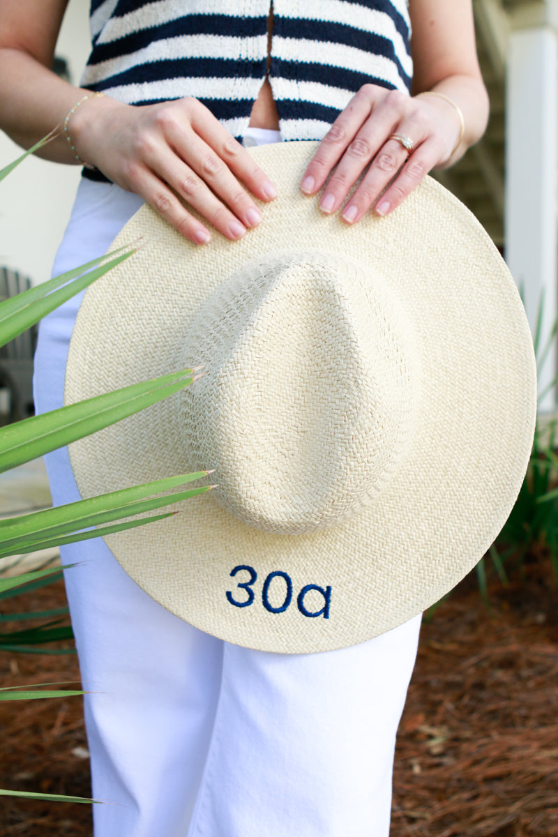 30A Straw Beach Hat