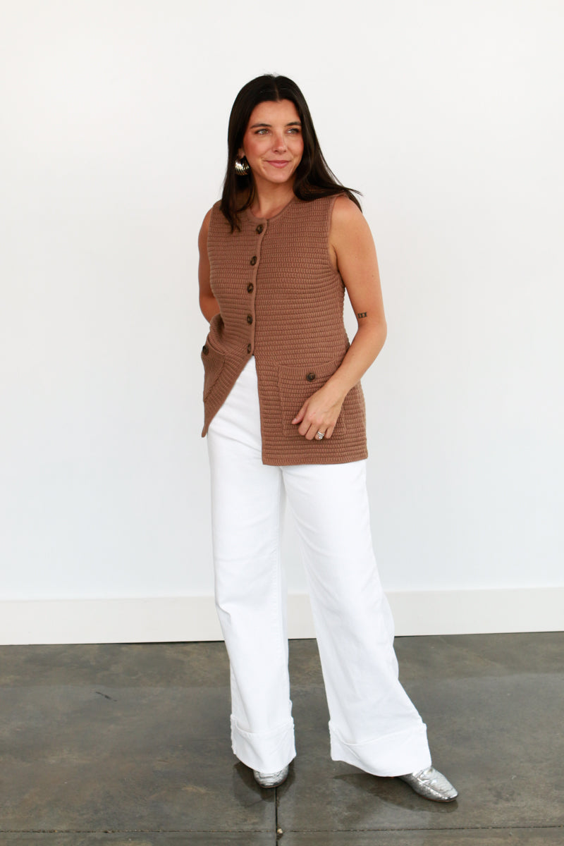 Verla Sweater Vest (2 Color Options)