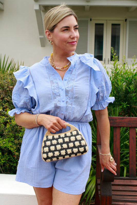 Sephina Periwinkle Romper
