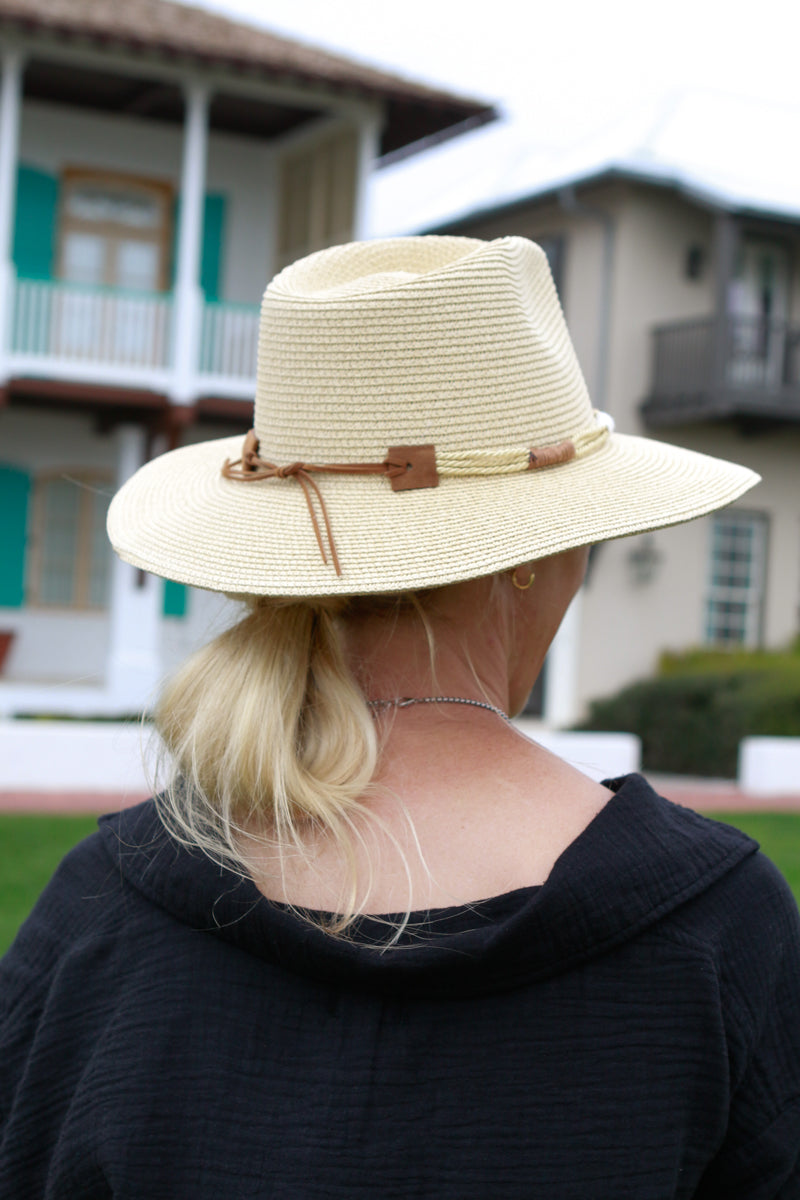 Rope Band Straw Hat