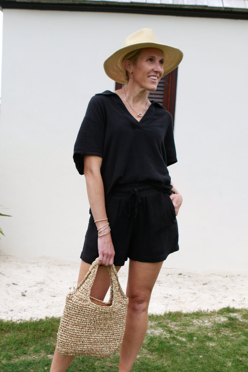 Rope Band Straw Hat