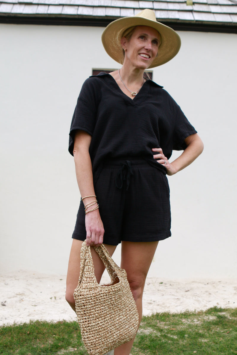 Sable Black Gauze Set