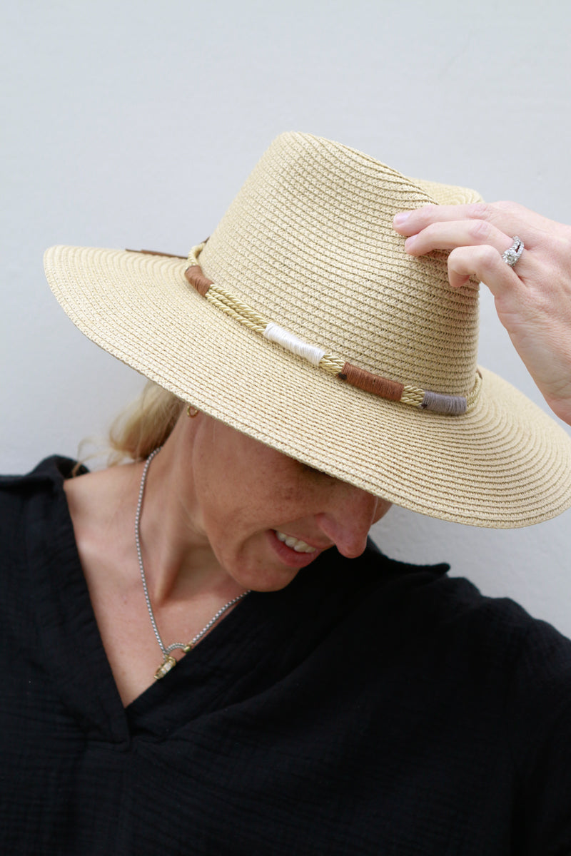 Rope Band Straw Hat