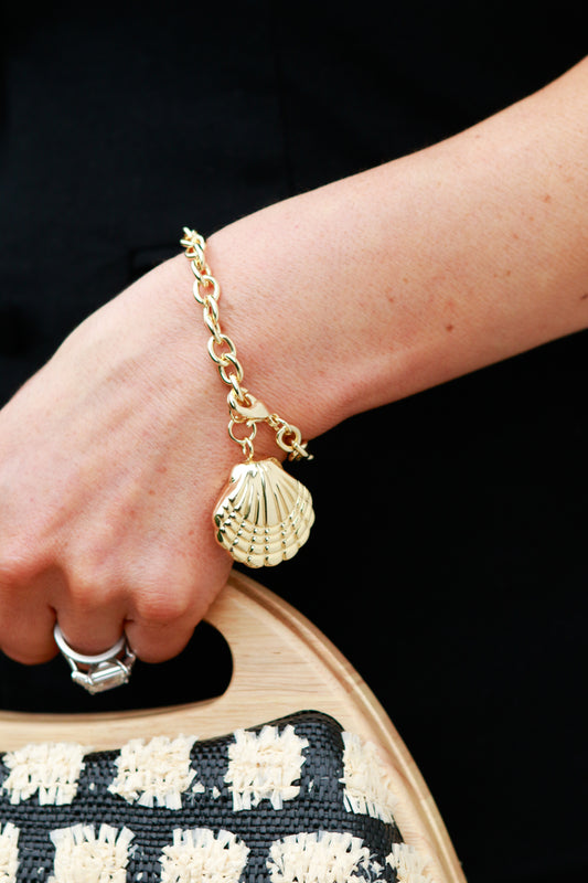 Gold Shell Bracelet