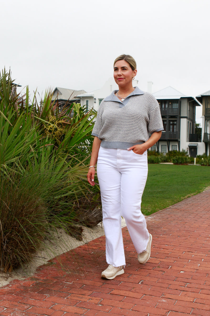 Juno Knit Collard Top (2 Color Options)