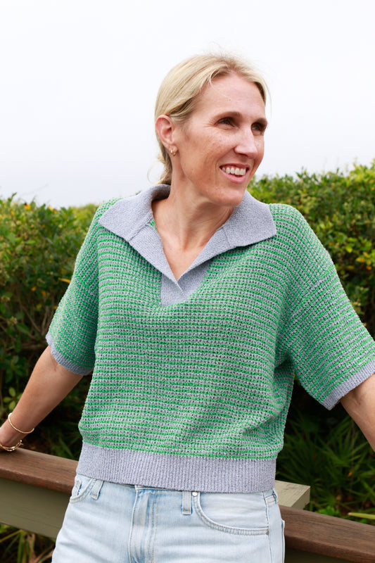 Juno Knit Collard Top (2 Color Options)