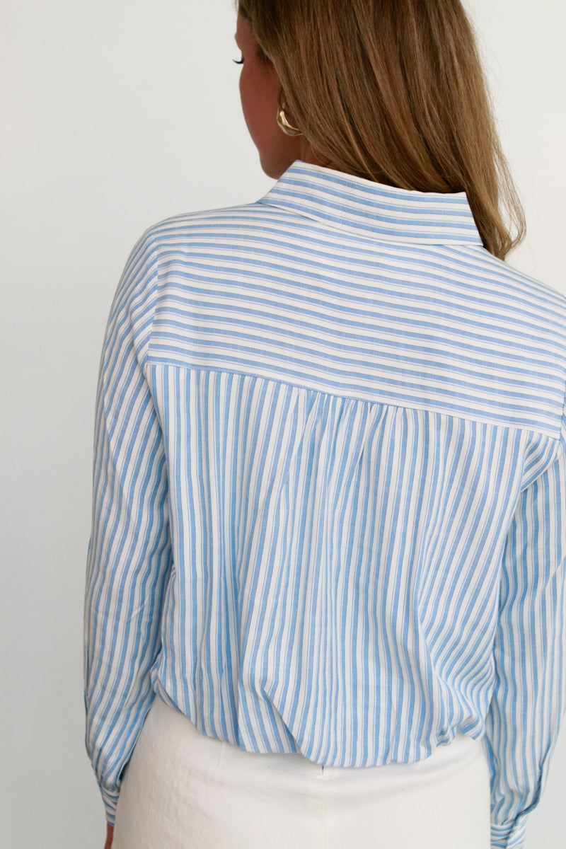 Bubble Hem Button Down