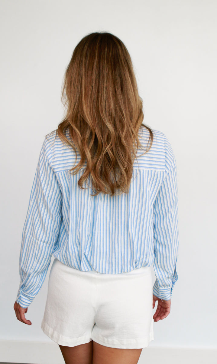 Bubble Hem Button Down