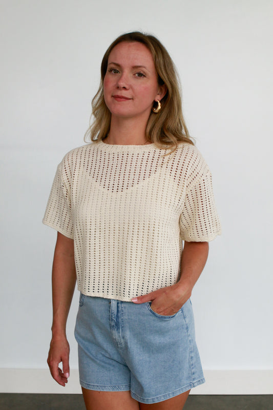 Rosebud Knit Top