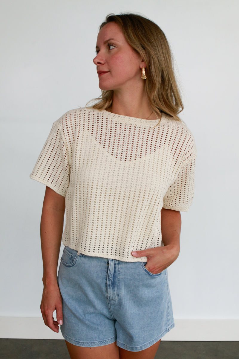 Rosebud Knit Top