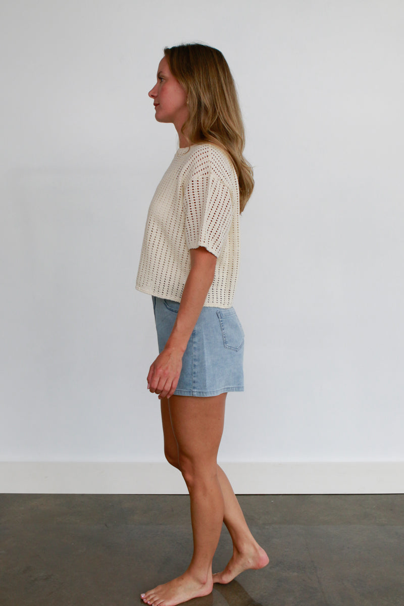 Rosebud Knit Top