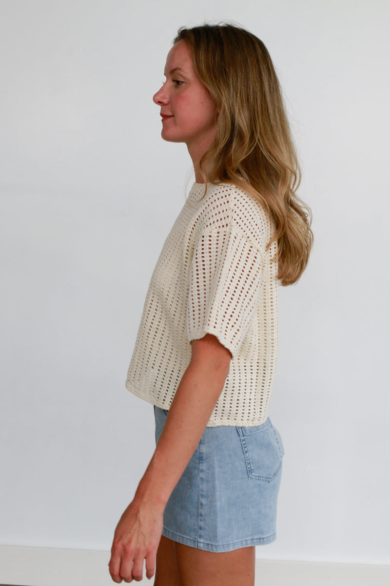 Rosebud Knit Top