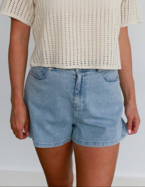 Good Luck Denim Shorts