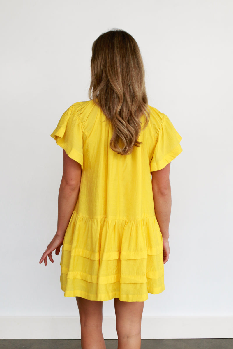 Sunflower Mini Dress