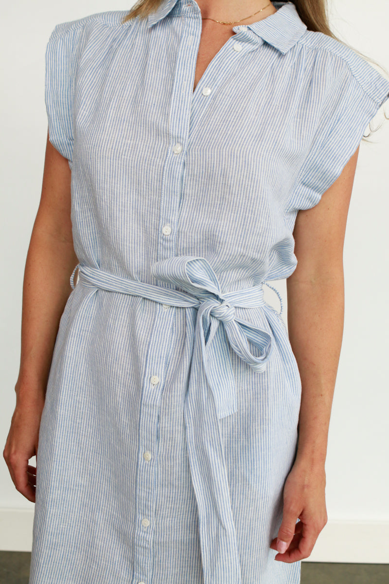Iman Pinstripe Dress
