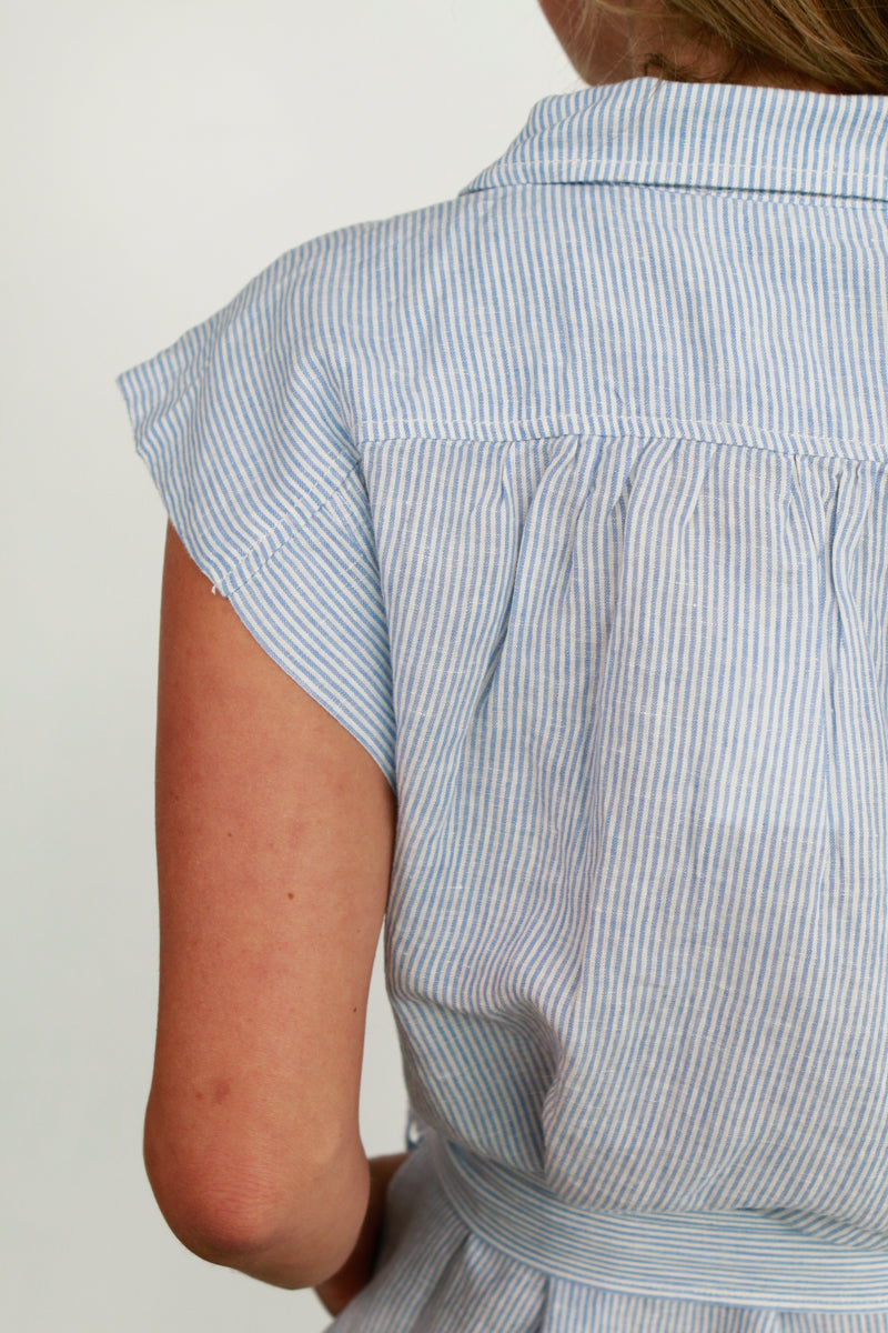 Iman Pinstripe Dress