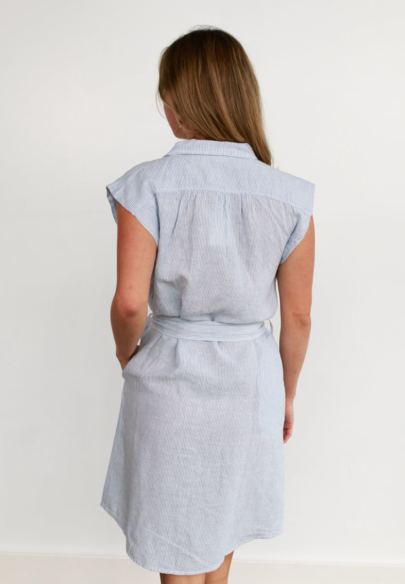 Iman Pinstripe Dress