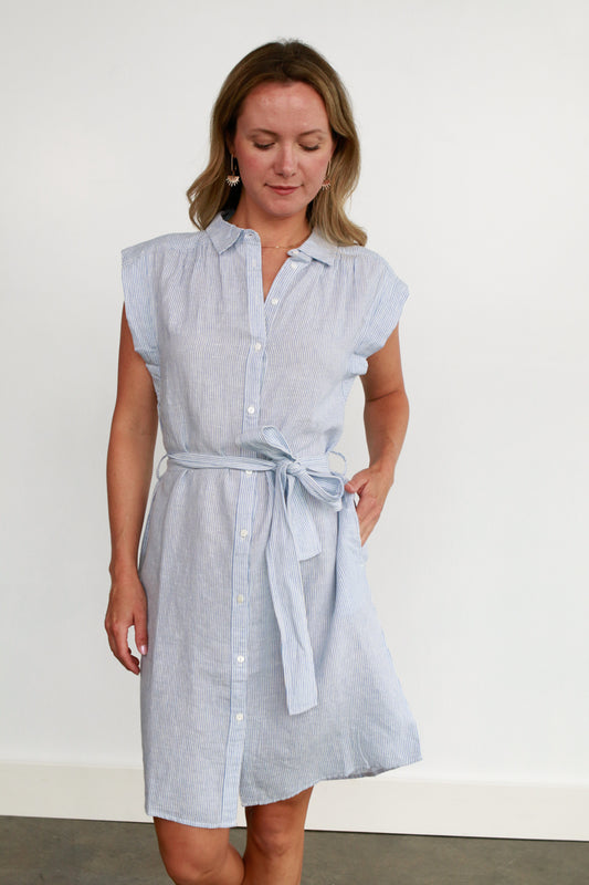 Iman Pinstripe Dress