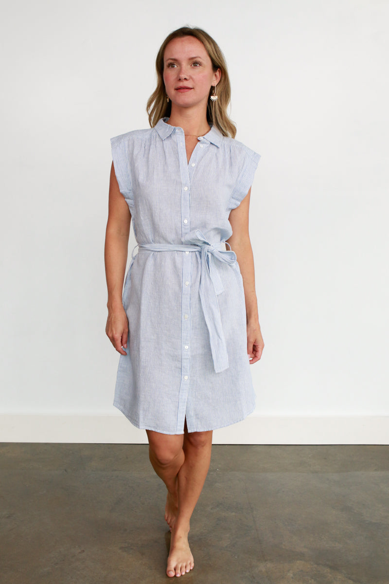Iman Pinstripe Dress
