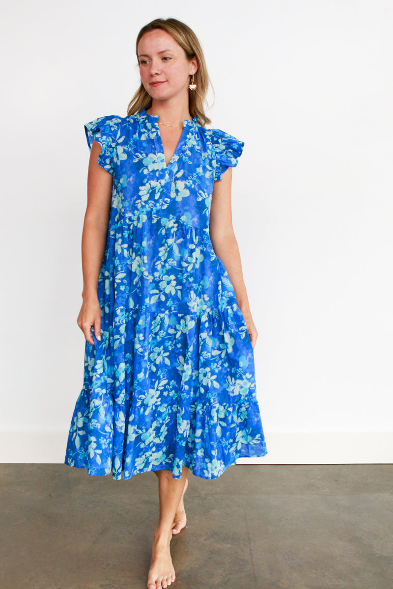 Debbie Floral Midi Dress