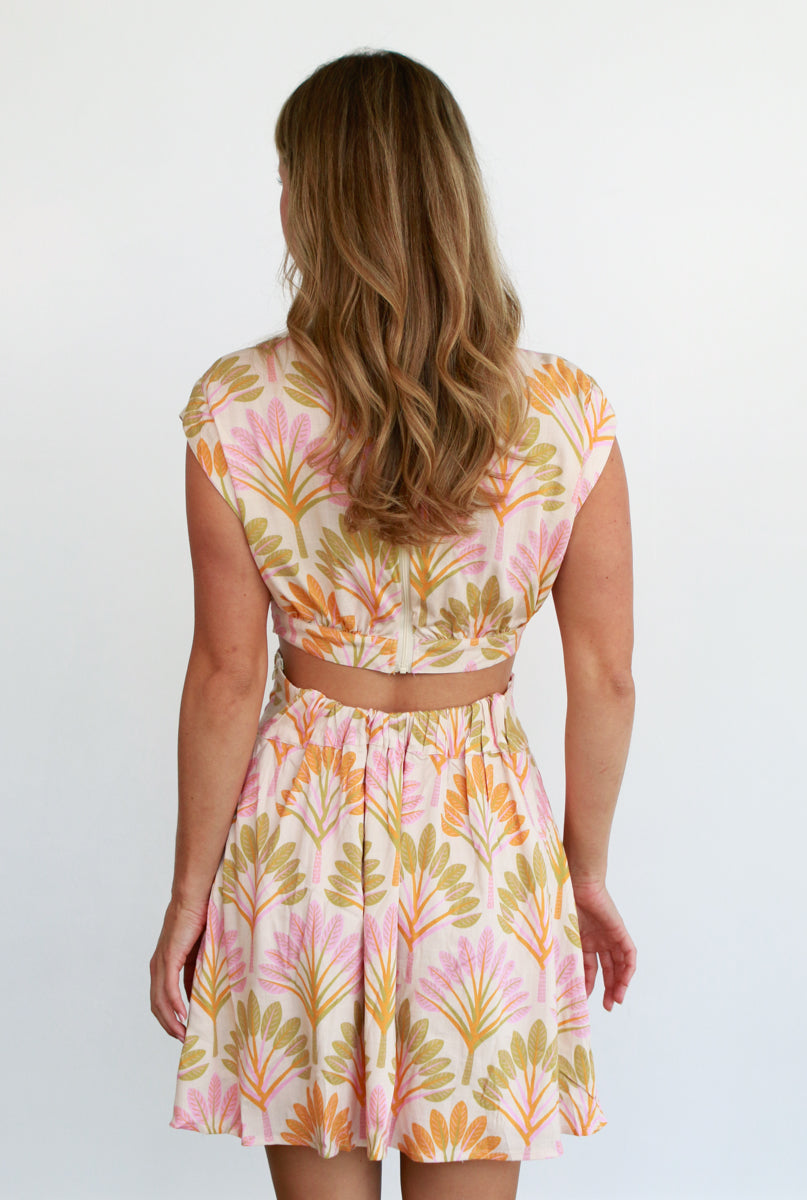 Elise Palm Dress