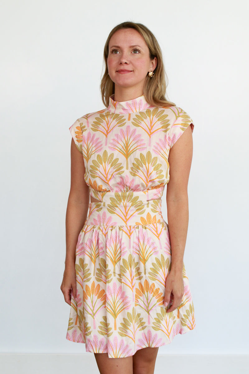 Elise Palm Dress