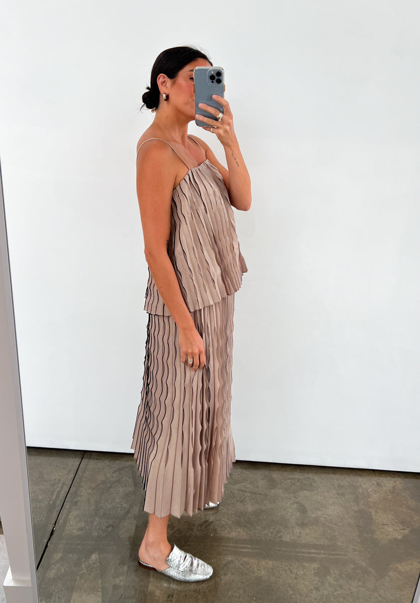 Gracyn Pleated Skirt Set