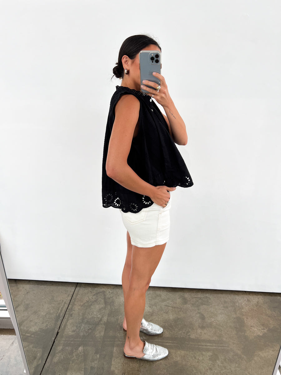 Ally Cotton Eyelet Blouse