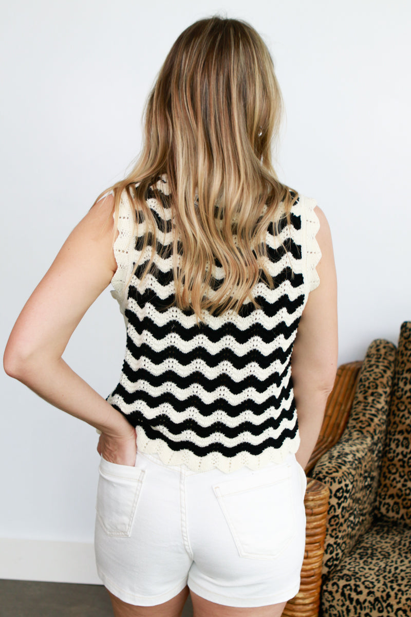 Isadora Crochet Tank