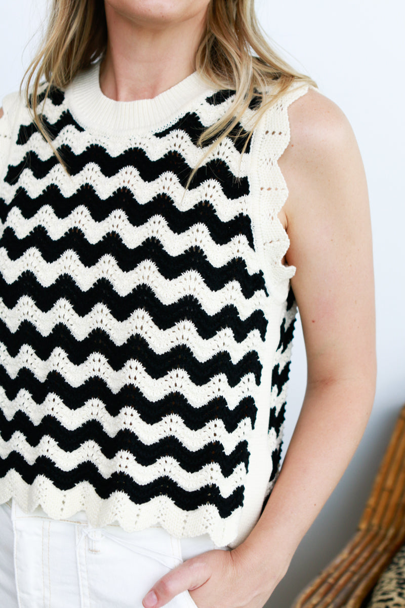 Isadora Crochet Tank