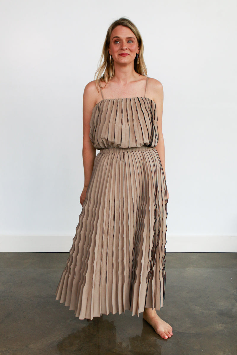 Gracyn Pleated Skirt Set