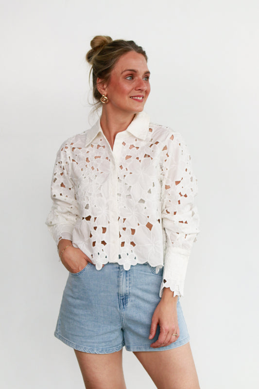 Veronica Eyelet Top