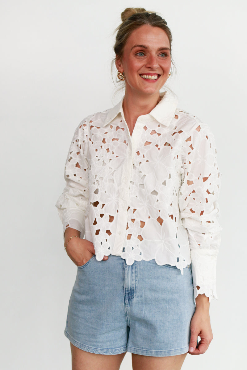 Veronica Eyelet Top