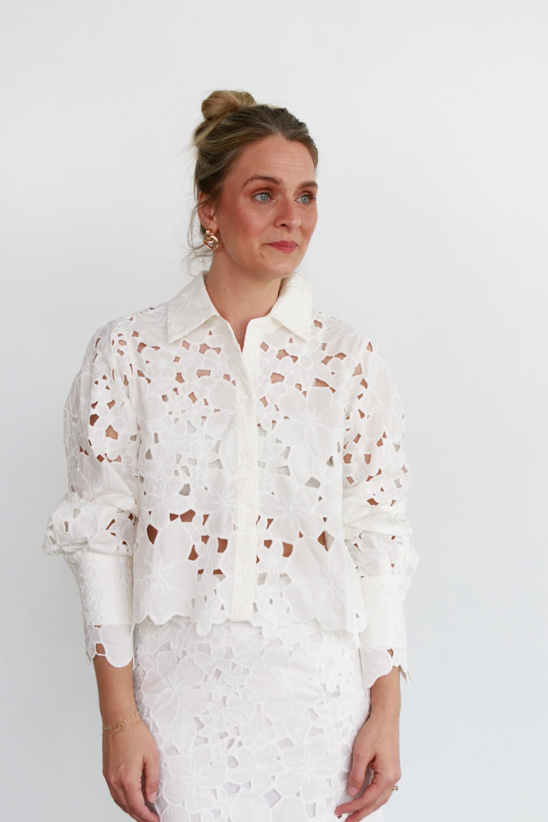 Veronica Eyelet Top