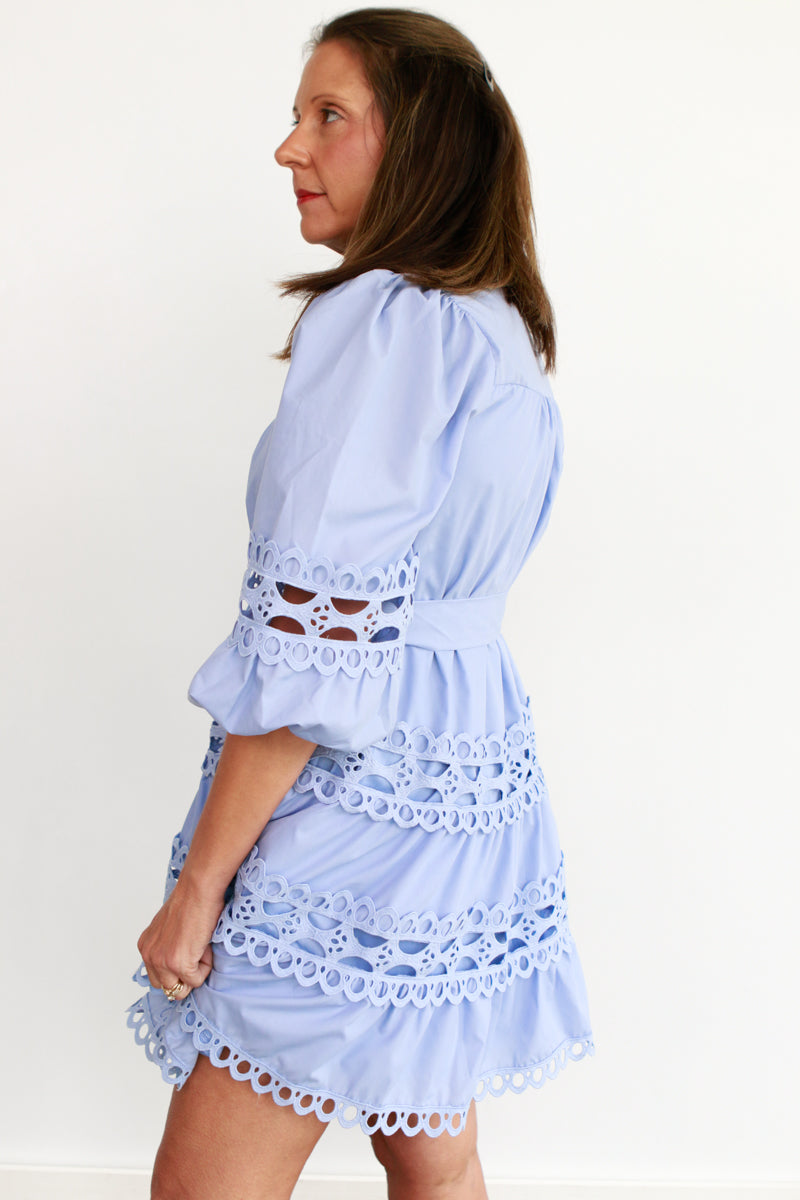 Haviland Eyelet Mini Dress