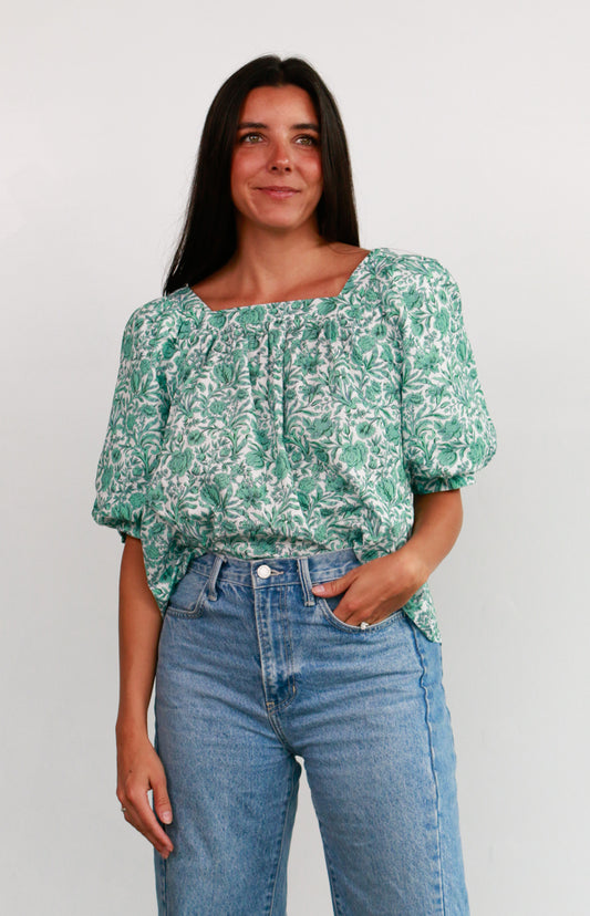 Marie Floral Blouse