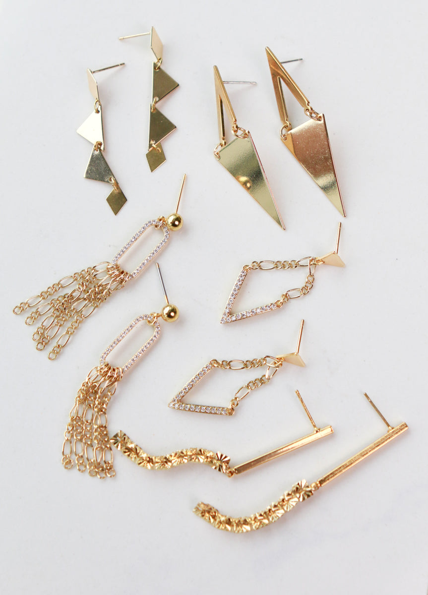Billie V Drop Earrings