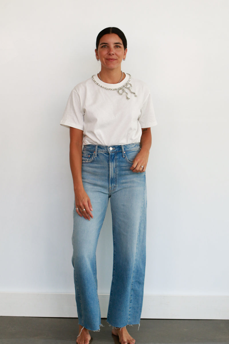 The Half Pipe Ankle Fray Denim