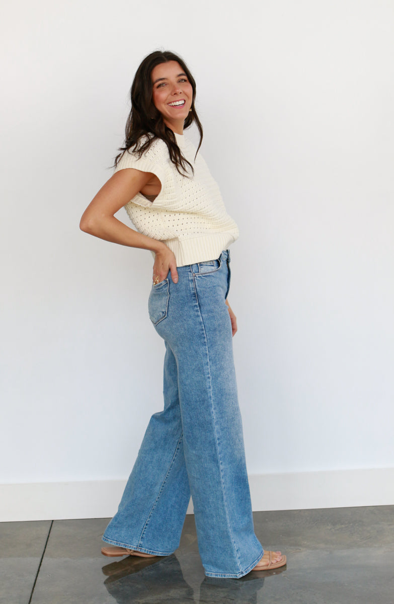 Stretchy Full Length Denim