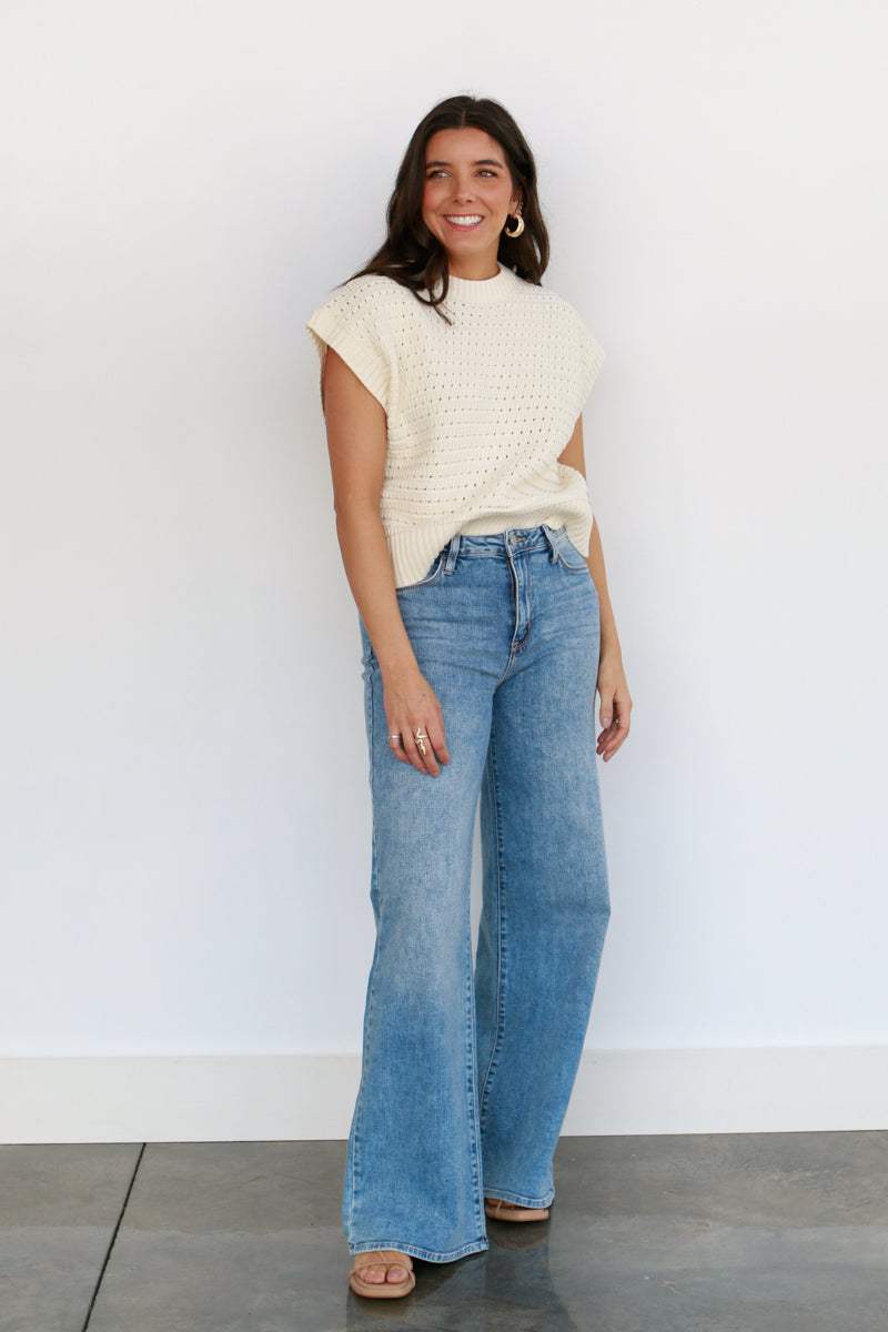 Stretchy Full Length Denim